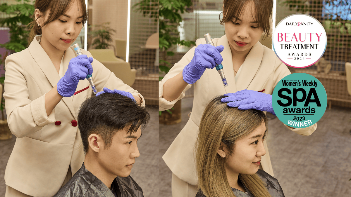 TrichoLab microneedling hair growth treatment for men and women